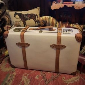 Globe Trotter luxury luggage.